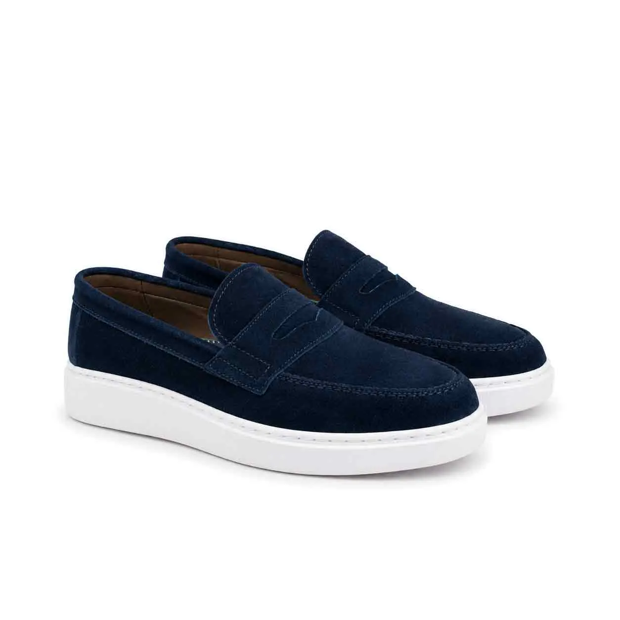 Moccasin pour homme 270 bleu daim    miniature
